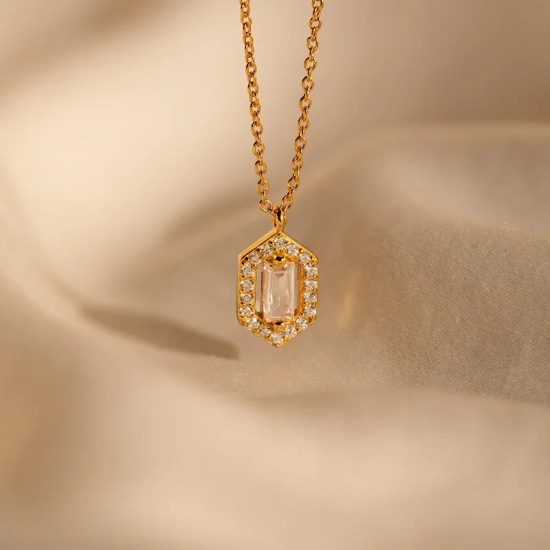 Ladies rose gold necklace for women-Daydreamer Diamond Necklace