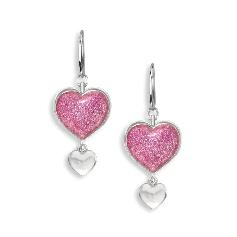 Ladies birthday gift earrings-Polished finish on back, Rhodium Plated for easy care, Gift Boxed