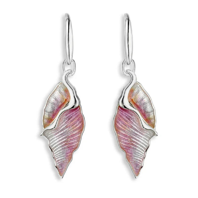 Ladies romantic earrings-Polished finish on back, Rhodium Plated for easy care, Gift Boxed