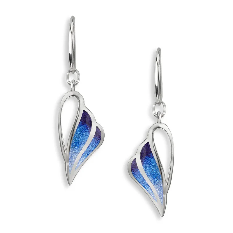 Ladies elegant earrings-Polished finish on back, Rhodium Plated for easy care, Gift Boxed