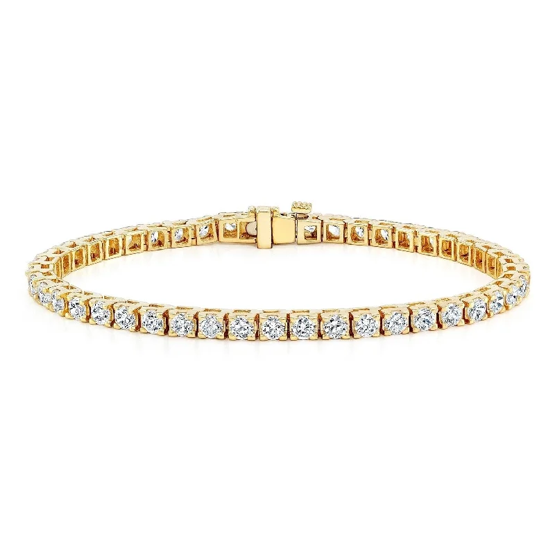 Ladies personalized bangles-Auriya 1 3/4ctw Round Diamond Tennis Bracelet 14k Gold - 6-inch (J-K, I1-I2)