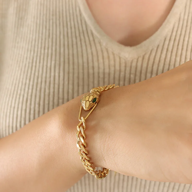 E248-Gold Bracelet-15+5cm