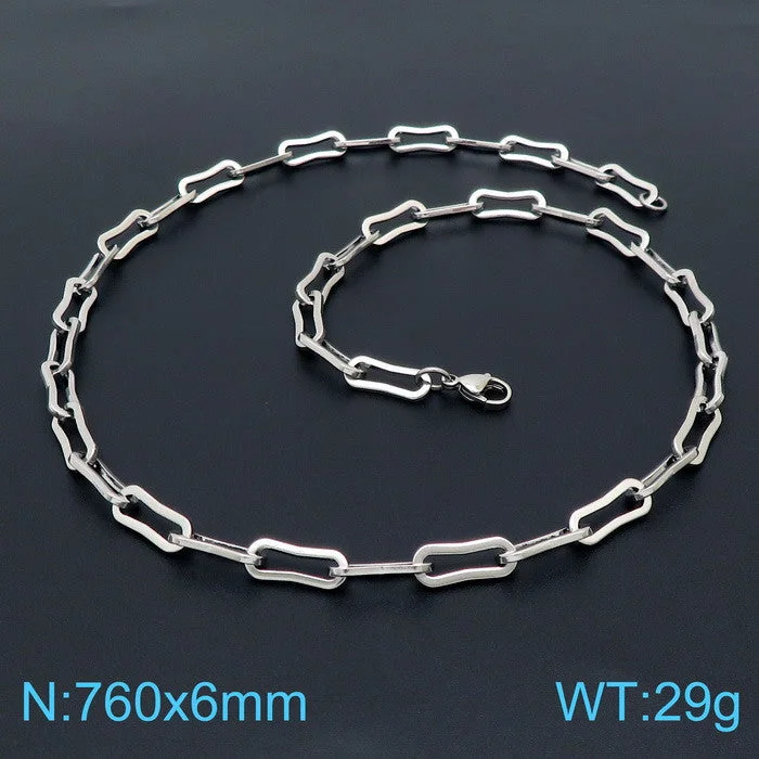 Steel Necklace 76cm = Kn199065-Z