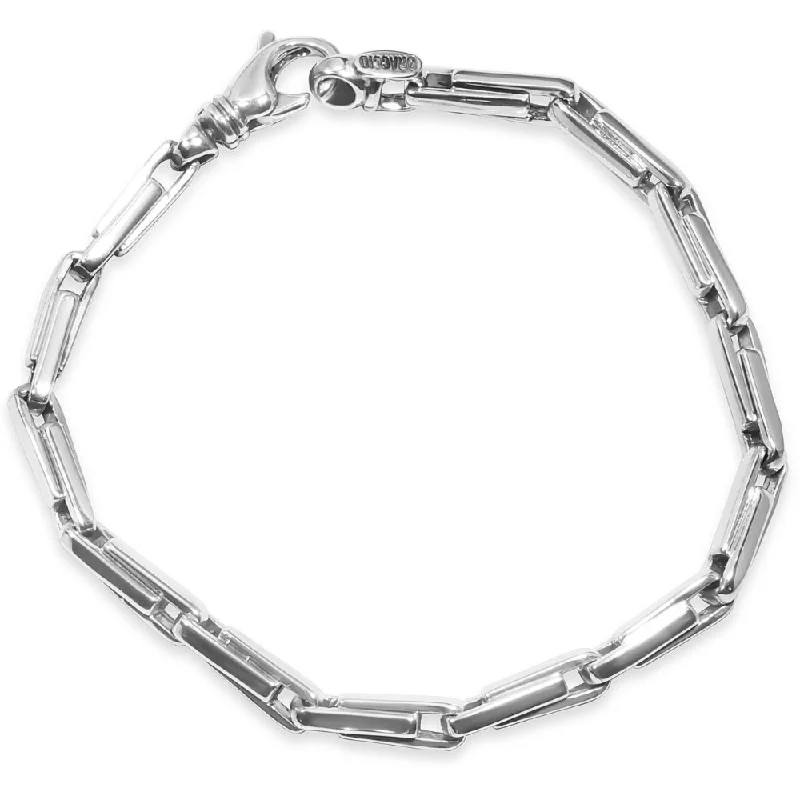 Ladies multi-layer bracelet-Men's 14k Gold (23gram) or Platinum (38gram) 4.5mm Link Bracelet 8.5"