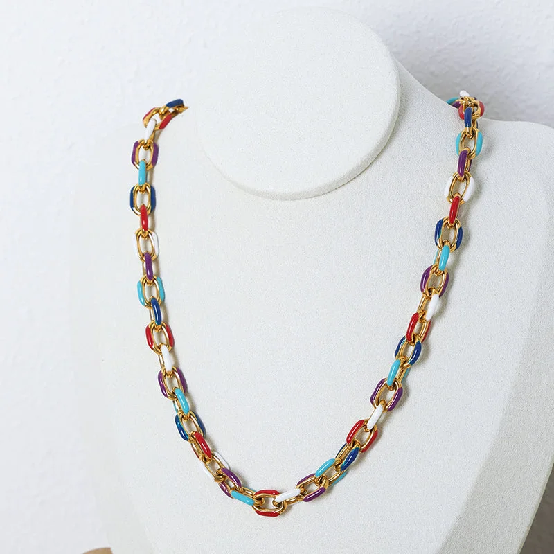 P1613-Gold Necklace-40+5cm