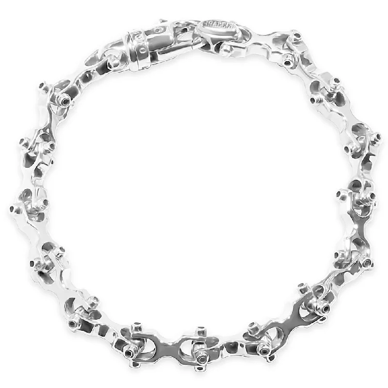 Ladies tennis bracelet-Men's Link 14k Gold (53gram) or Platinum (86gram) 10mm Bracelet 9.5"