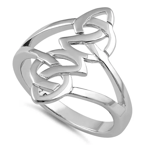 Ladies chic ring-Sterling Silver Tribal Unique Ring