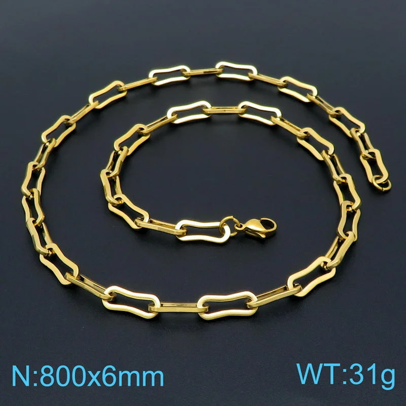 Gold Necklace 76cm = KN199073-Z