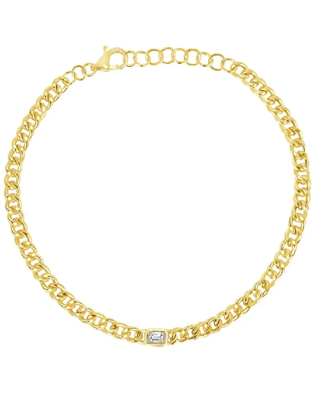 Ladies bangles-Ron Hami 14K 0.12 ct. tw. Diamond Bracelet