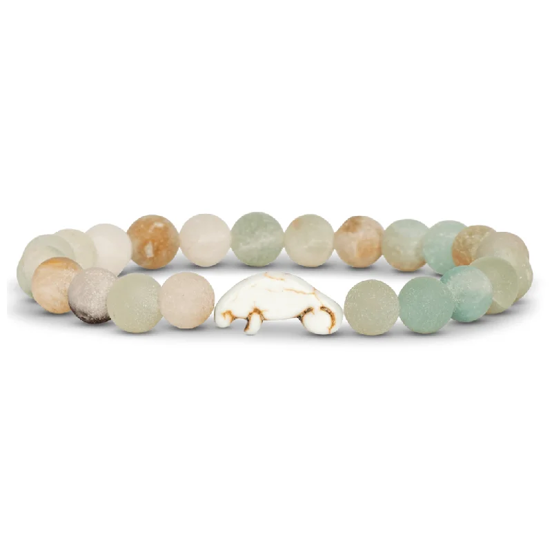 Ladies modern bracelet-Fahlo The Drift Manatee Tracking Bracelet - Sky Stone