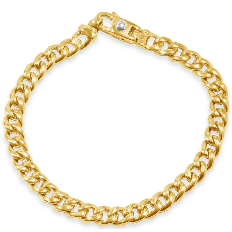 Ladies bangles set-Men's Cuban Link 14k Gold (30gram) or Platinum (49gram) 7mm Bracelet 8.5"