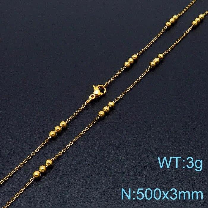 Gold Necklace Kn232157-MI-N200029Z